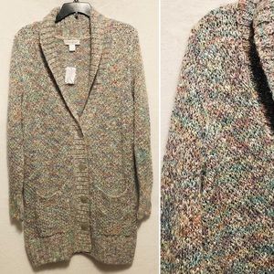 NWT Christopher & Banks Long Knitted Cardigan